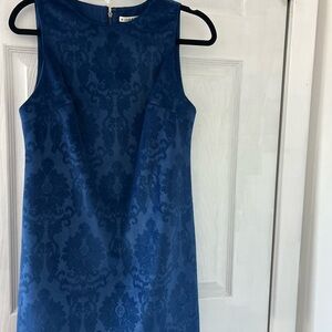Alice + Olivia Royal Blue Jacquard Mini Dress